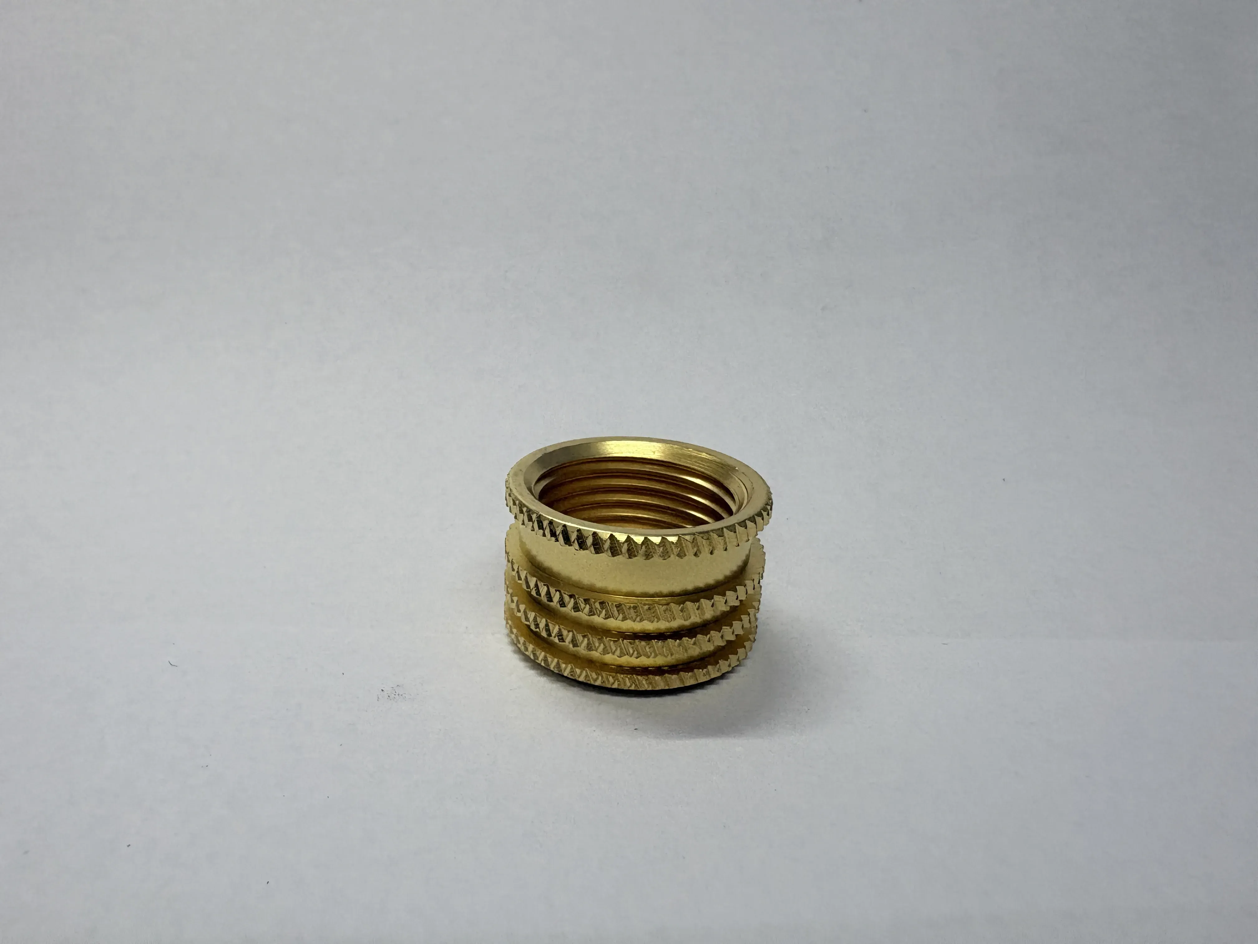 Brass PVC Moulding Insert (Flanged)